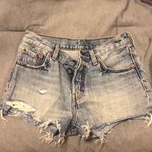 Levis 501 jean shorts
